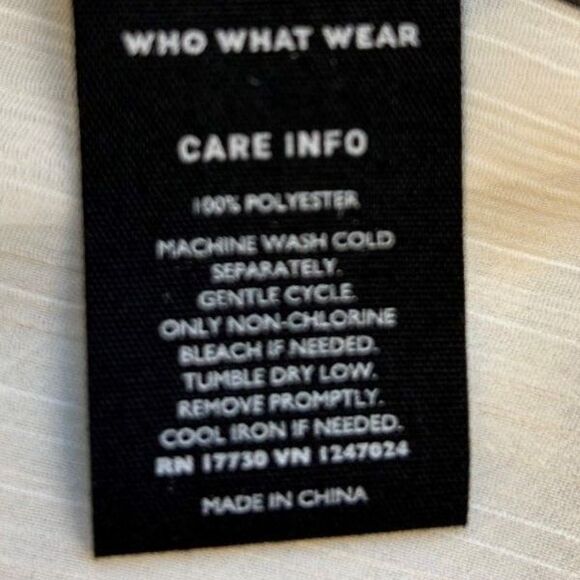 Who What Wear Ruffled Sleeve Sheer Tank Blouse - Size XL - Picture 4 of 4